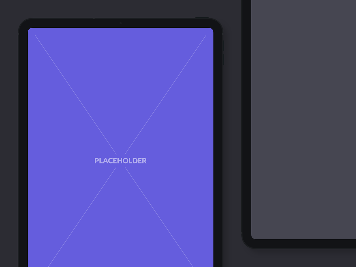刘海屏iPhone手机等距网格素材库精选样机模板[黑色版本] Presentation Mockups Dark插图(8)