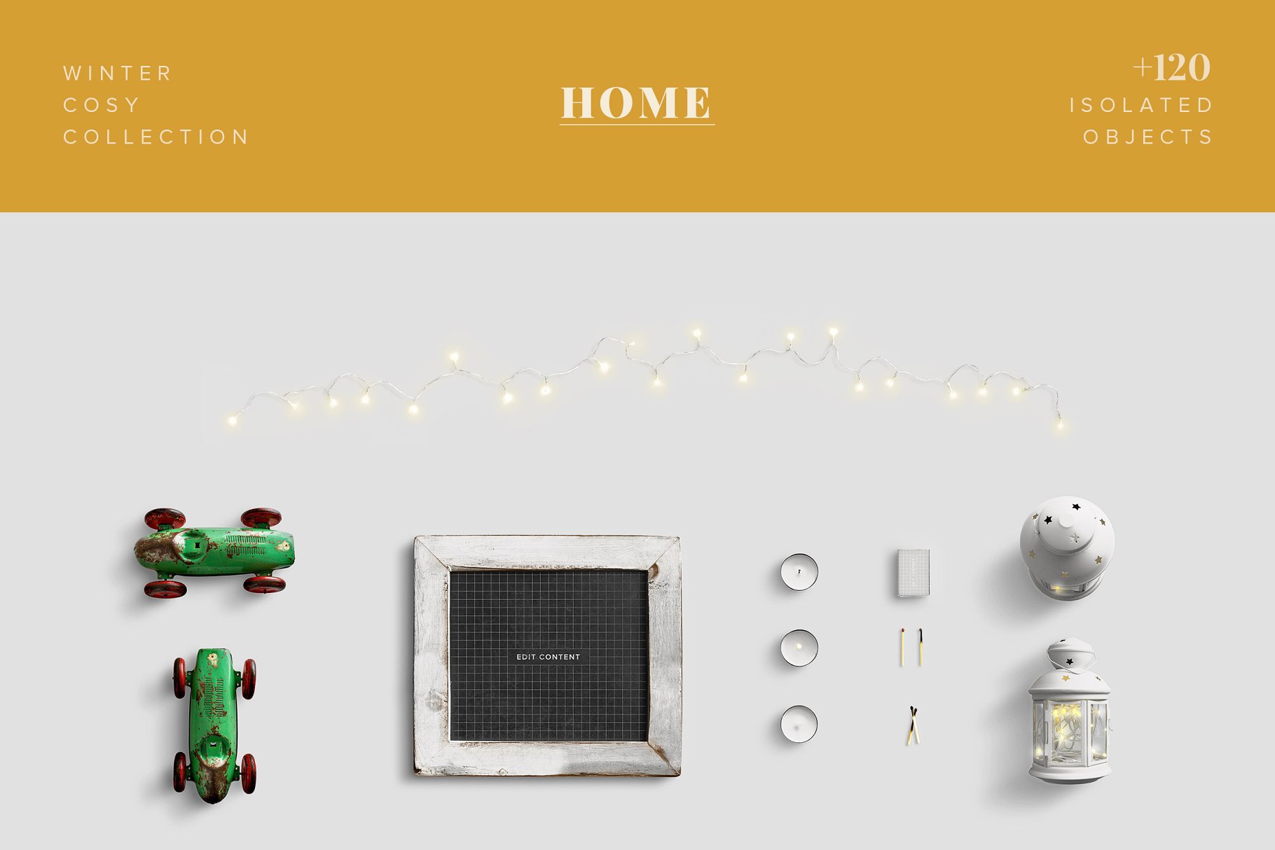 冬日气氛巨无霸Banner场景模板 Winter Cosy Collection – CS插图(10)