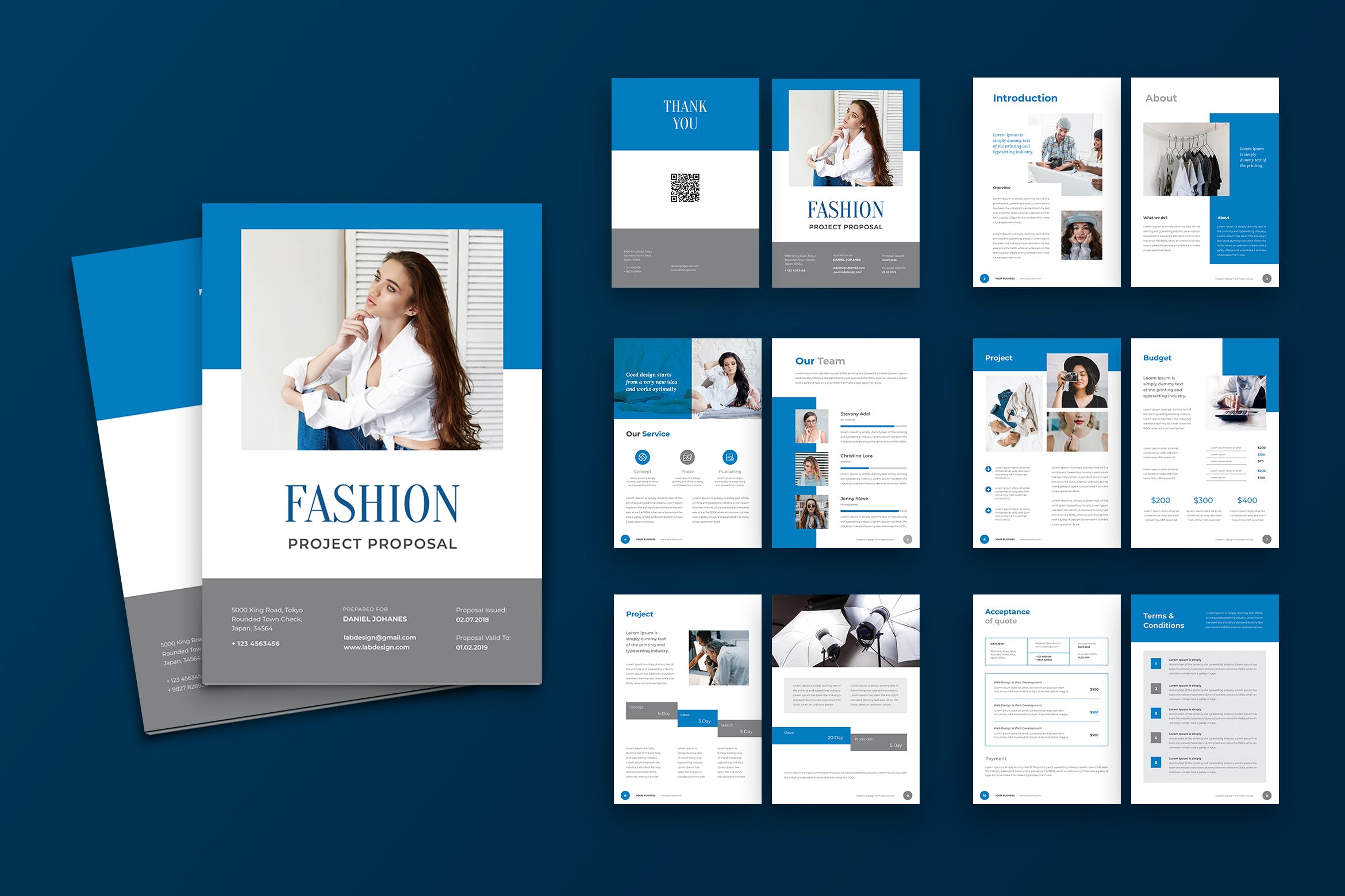 通用投标书模板样本 Proposal插图