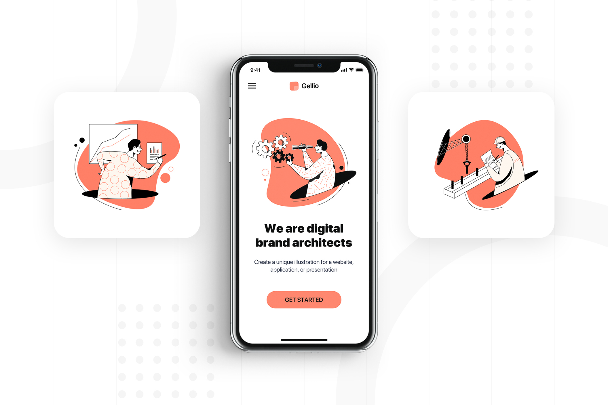 素材库下午茶:信息技术主题矢量插画合集插图(1)