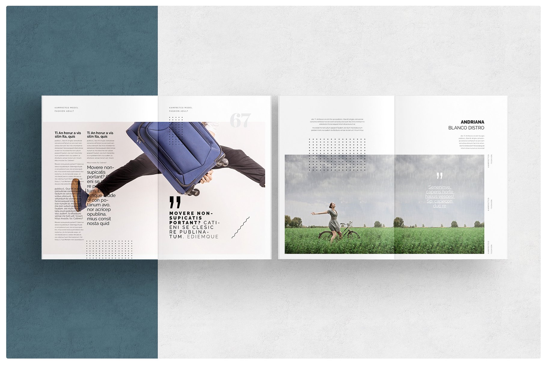 时尚范儿杂志模板 Magazine Template插图(6)