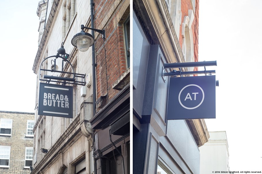 超有范的店招样机合集第二波 Shop sign mockup 2 for photoshop插图(4)