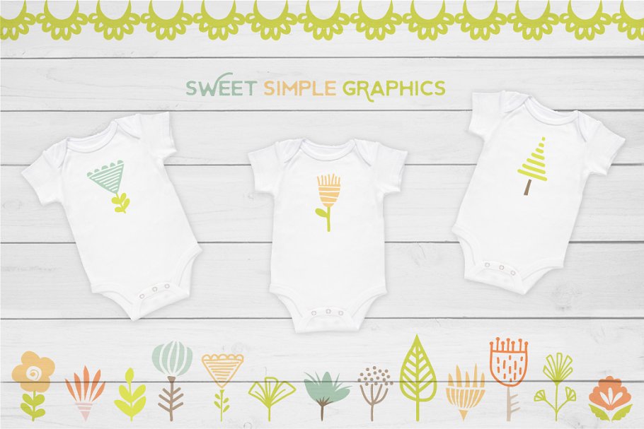 可爱的林地小动物元素 Baby Woodland Design Pack插图(2)