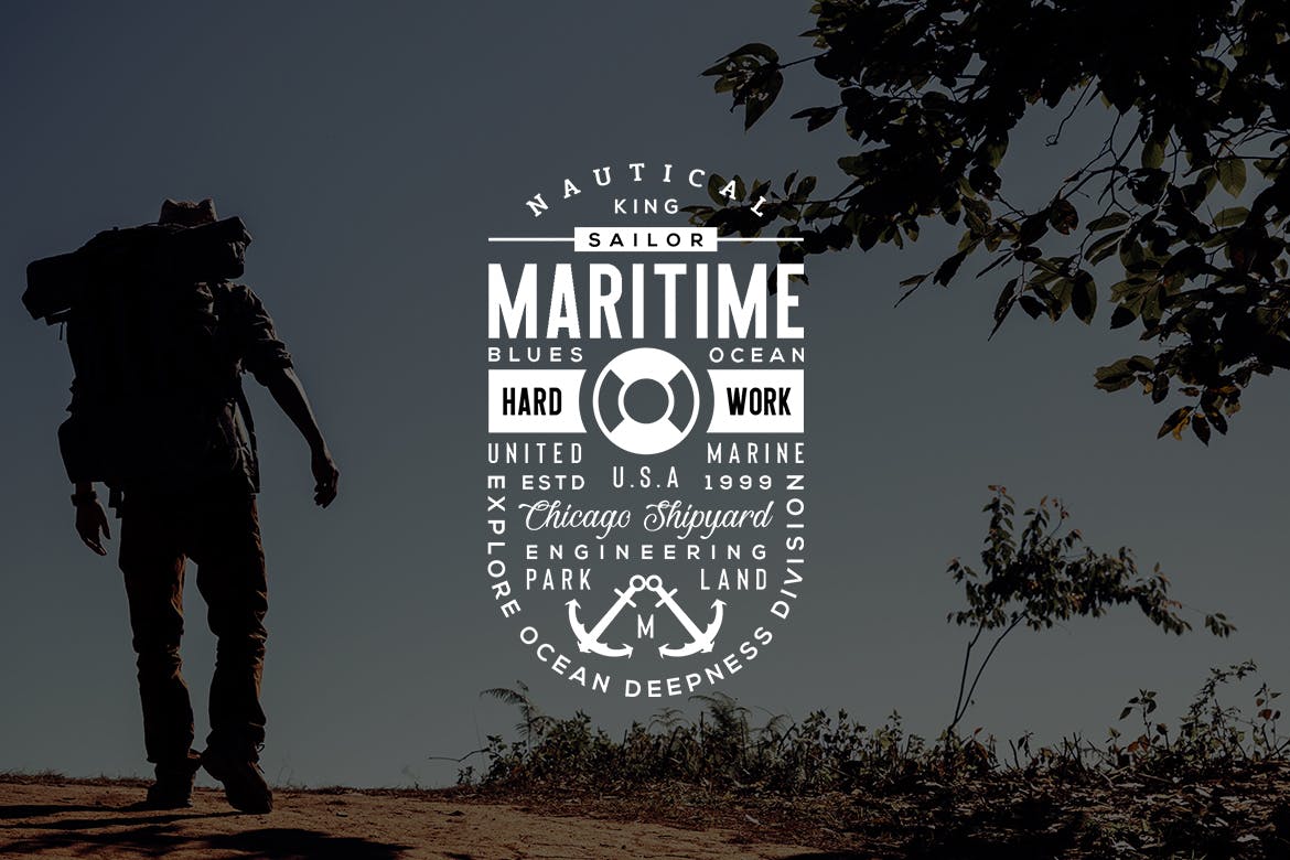 欧美复古设计风格品牌素材库精选LOGO商标模板v37 Vintage Logo & Badge Vol. 37插图(1)