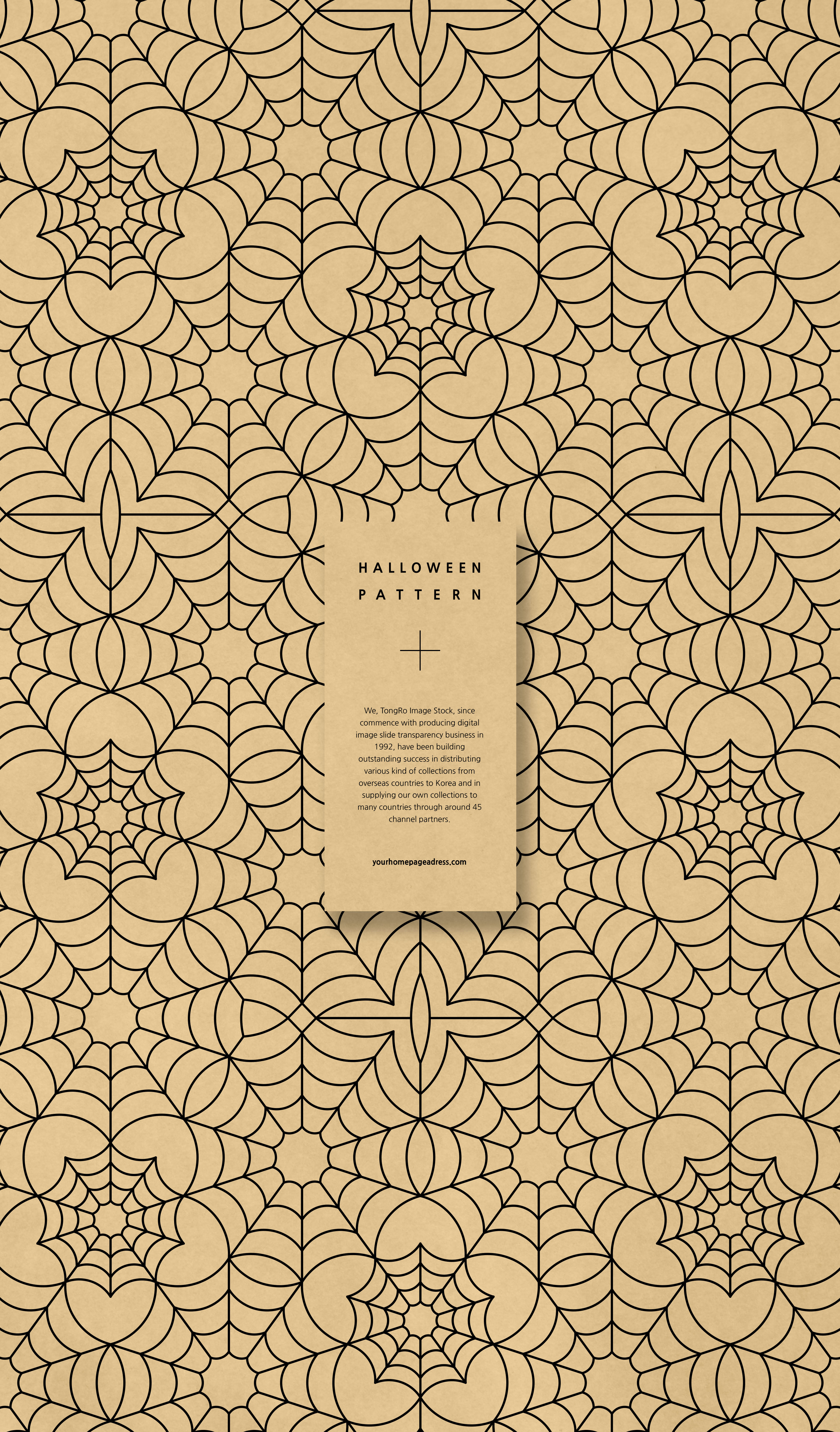 万圣节蜘蛛网背景图案素材合集[PSD]插图(3)