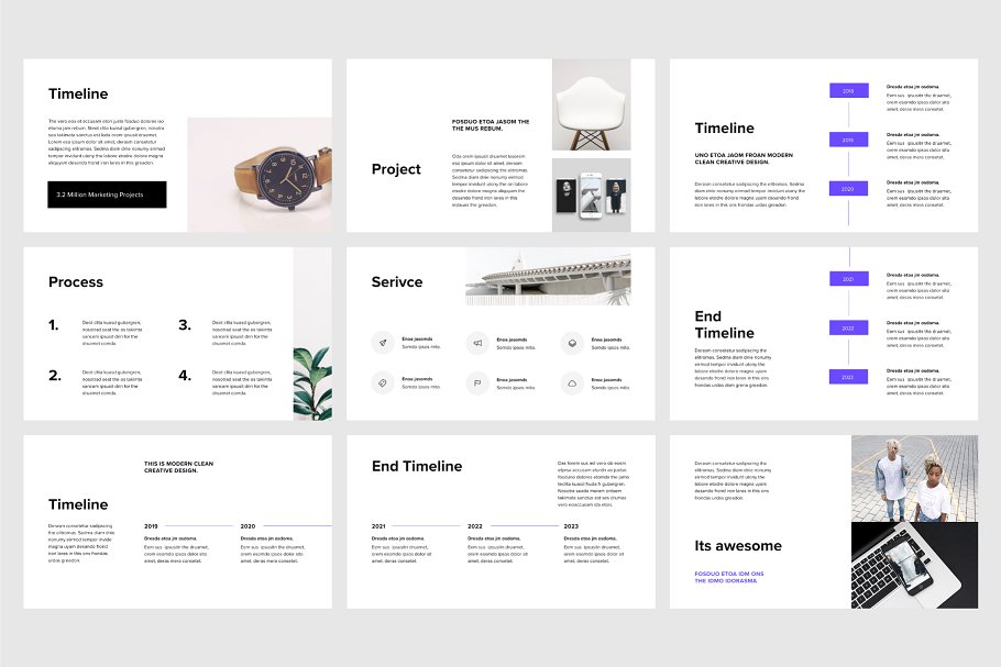 初创企业互联网项目演示PPT幻灯片模板 VIGO – Powerpoint Template + Bonus插图(2)