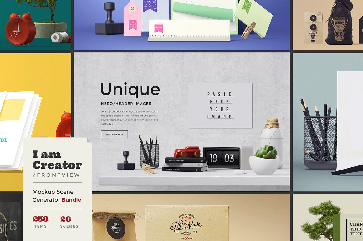 DIY模拟场景样机合集之 I am Creator / Frontview[6.3GB]插图