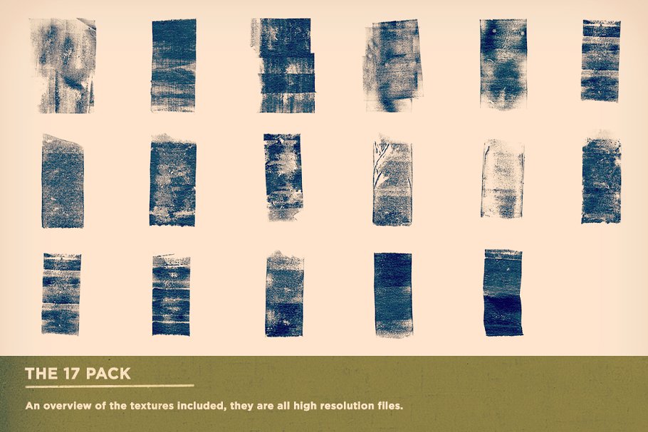 轧制墨水纹理II Rolled ink textures II photoshop插图(1)