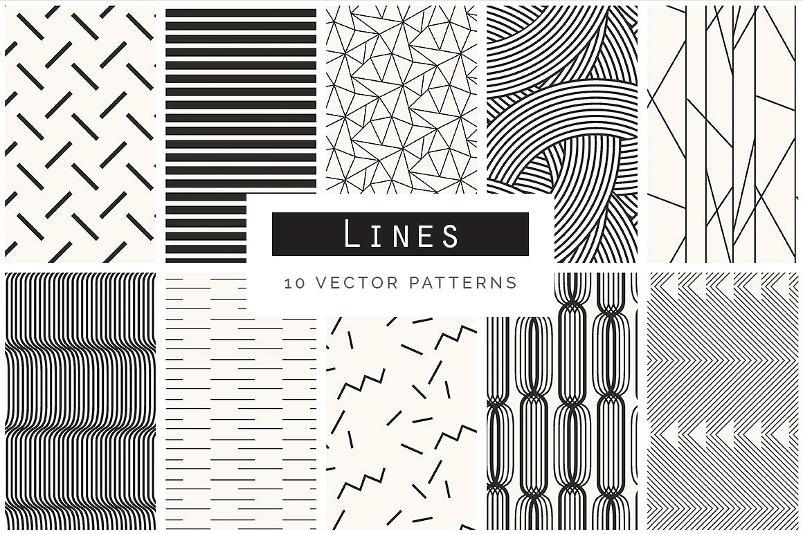 40款几何图案纹理 Geometric Pattern Collection – 2插图(1)