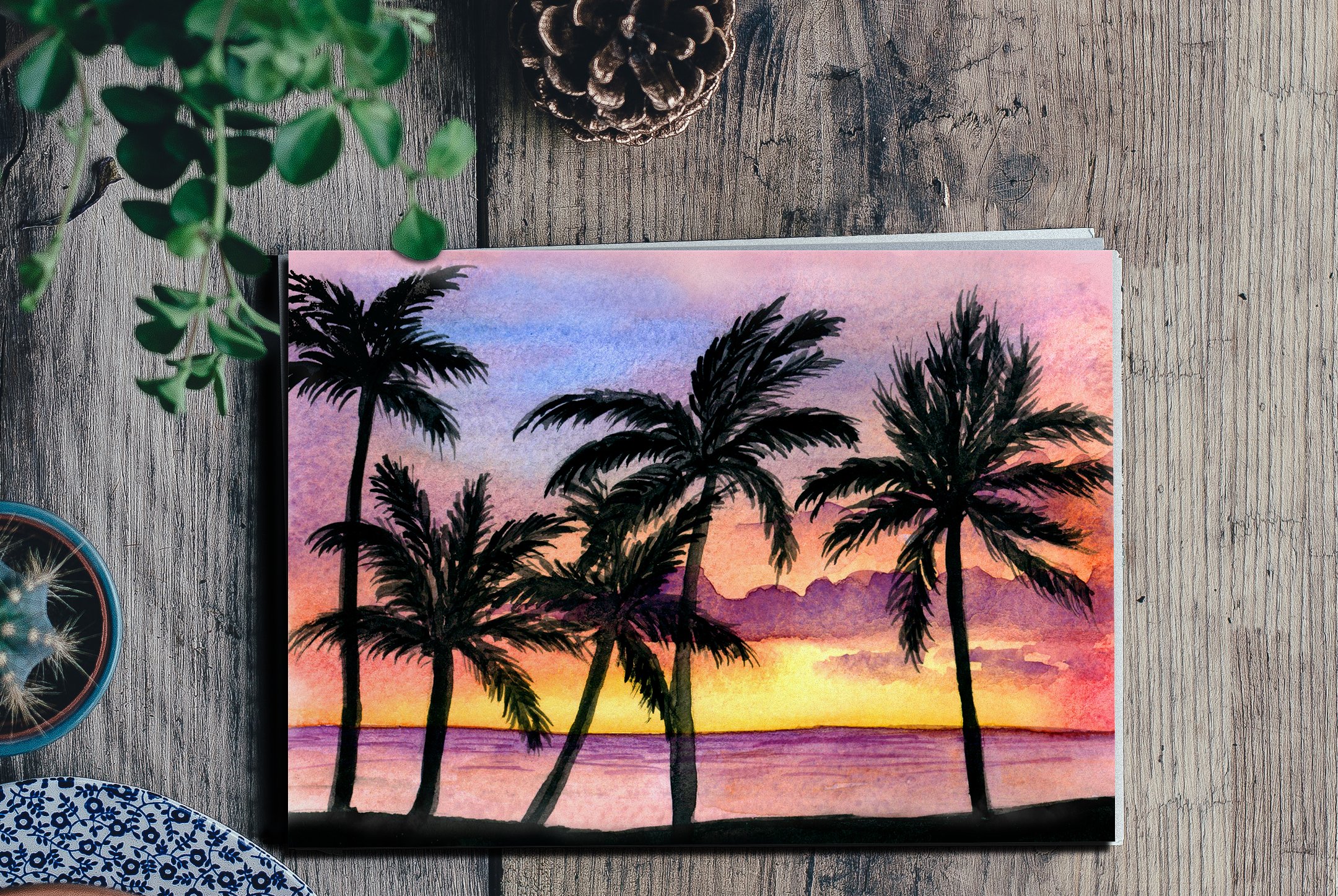 14个美丽的水彩风景插图插图(5)