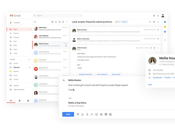 Gmail 重设计素材之家精选sketch素材