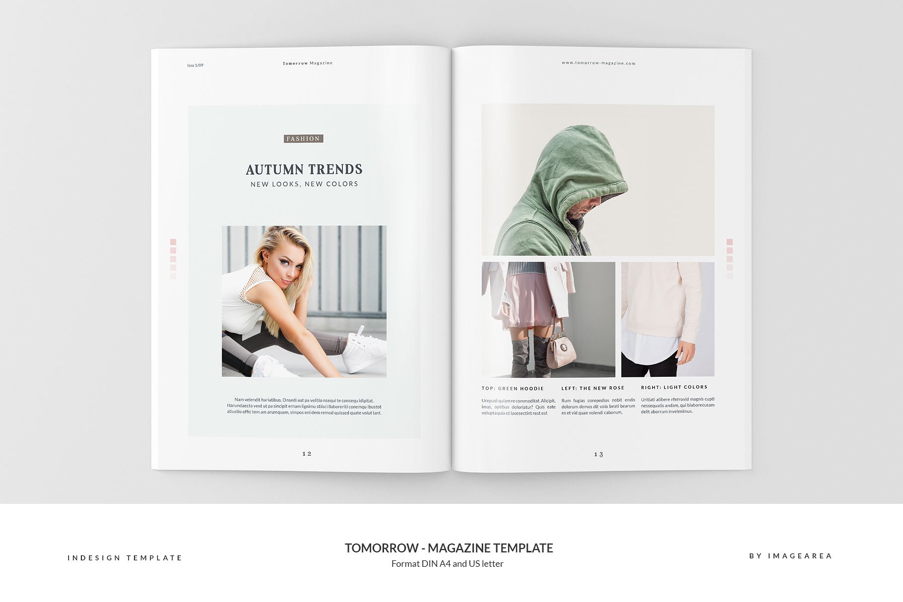 图文并茂排版优秀的专业杂志模板 Tomorrow – Magazine Template插图(7)