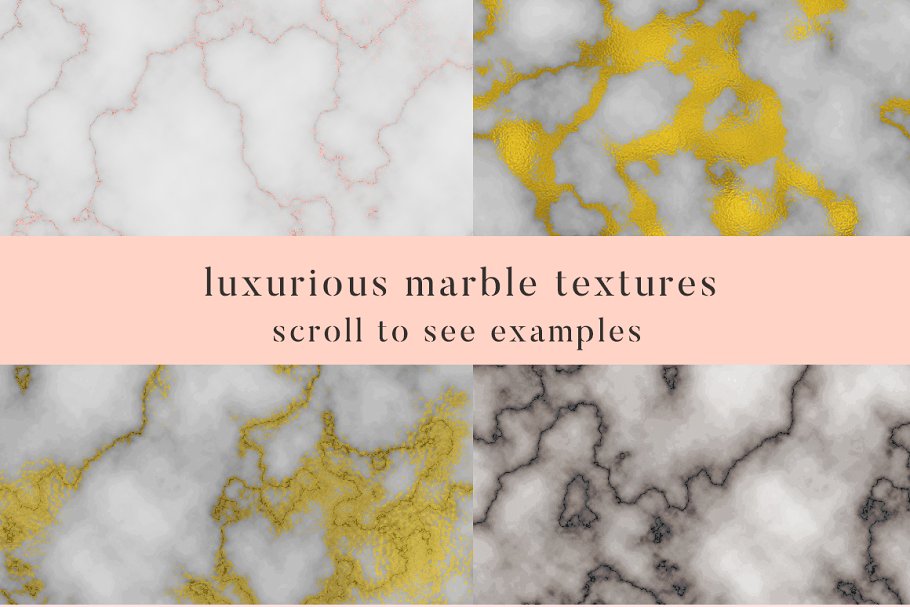50个奢华金箔&大理石质地纹理[1.34GB] 50 luxury gold & marble textures插图(5)