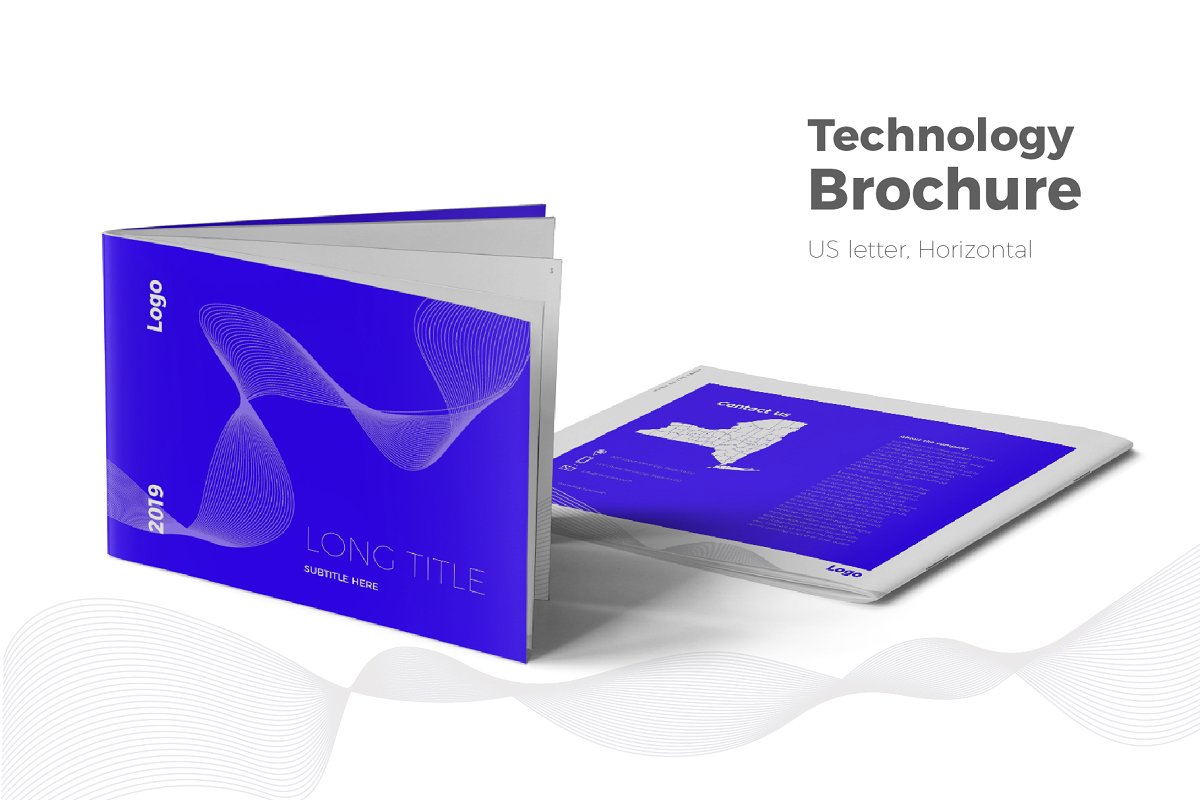 商业科技时尚技术InDesign宣传册模板插图(4)