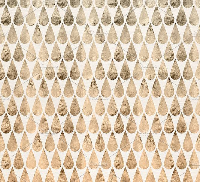 奢华玫瑰金和彩虹色图案纹理 Silent Waters Rose Gold & Iridescent插图(2)