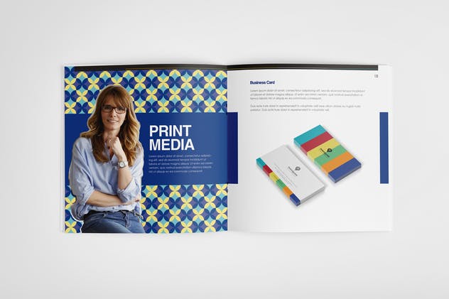 多彩品牌手册画册设计模板 The Colorful – Brand Book Template插图(8)