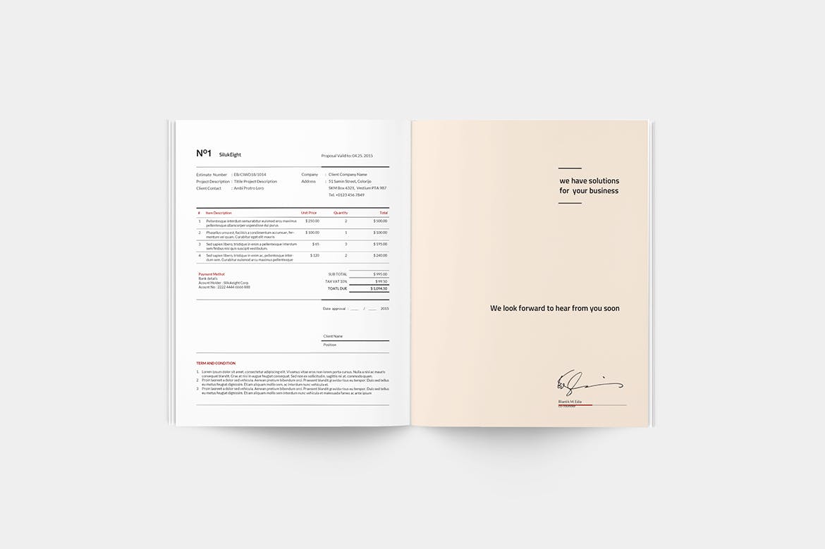 商业计划书/投标标书设计模板 Business Proposal插图(7)