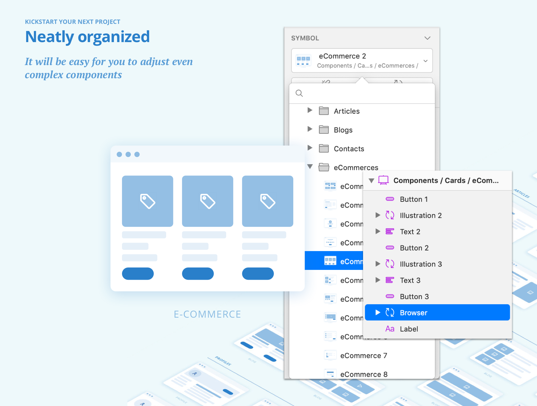 素材库下午茶：129个原型结构Web流程图集[XD,Fig,Sketch]插图(2)