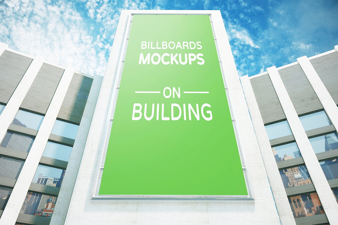 建筑物的广告牌样机展示模型mockups插图(14)