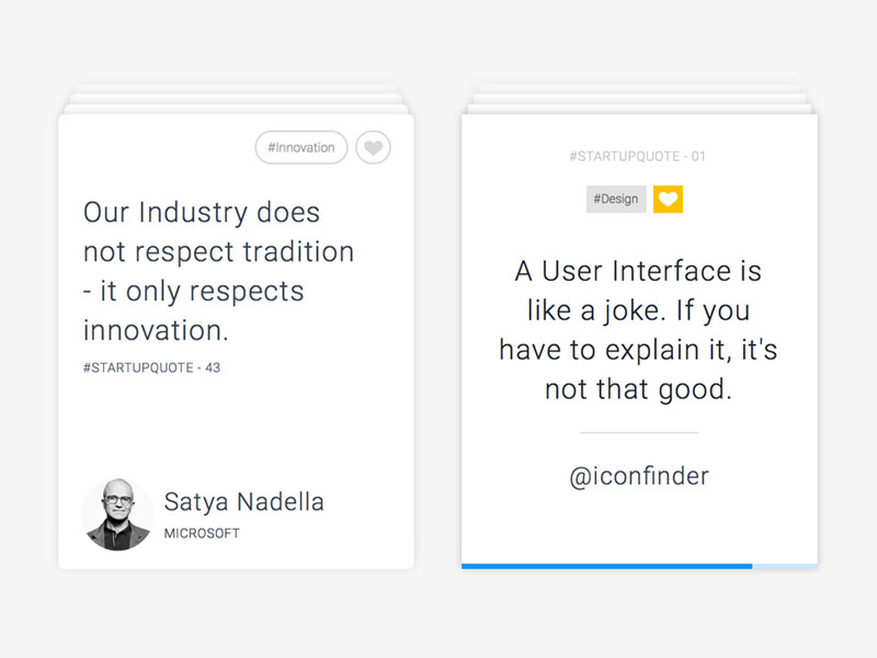 Startupquote App Design素材之家精选sketch素材