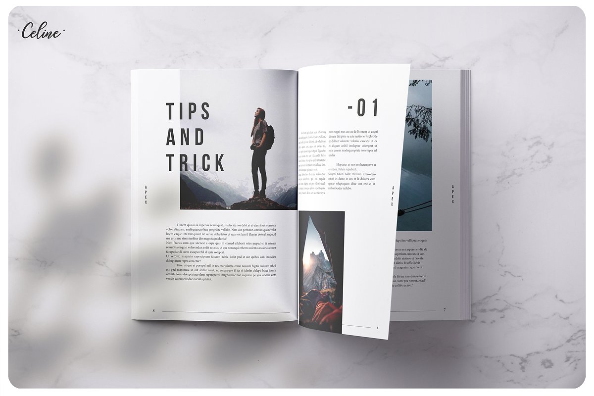 时尚旅游出行图册设计模板插图(8)