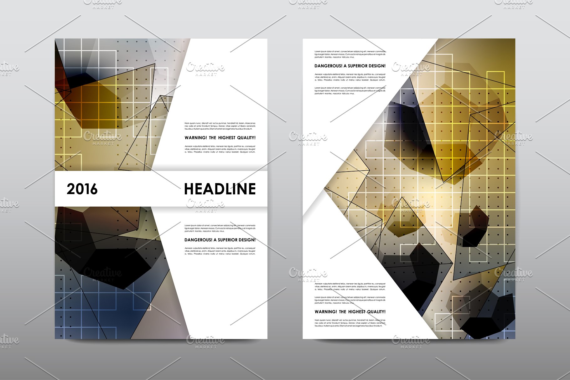 极力推荐：50+企业商业介绍宣传小册子模板 50+ Business Brochures Bundle插图(10)