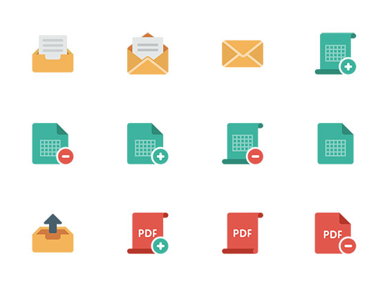 40 枚文档类型图标素材之家精选sketch素材