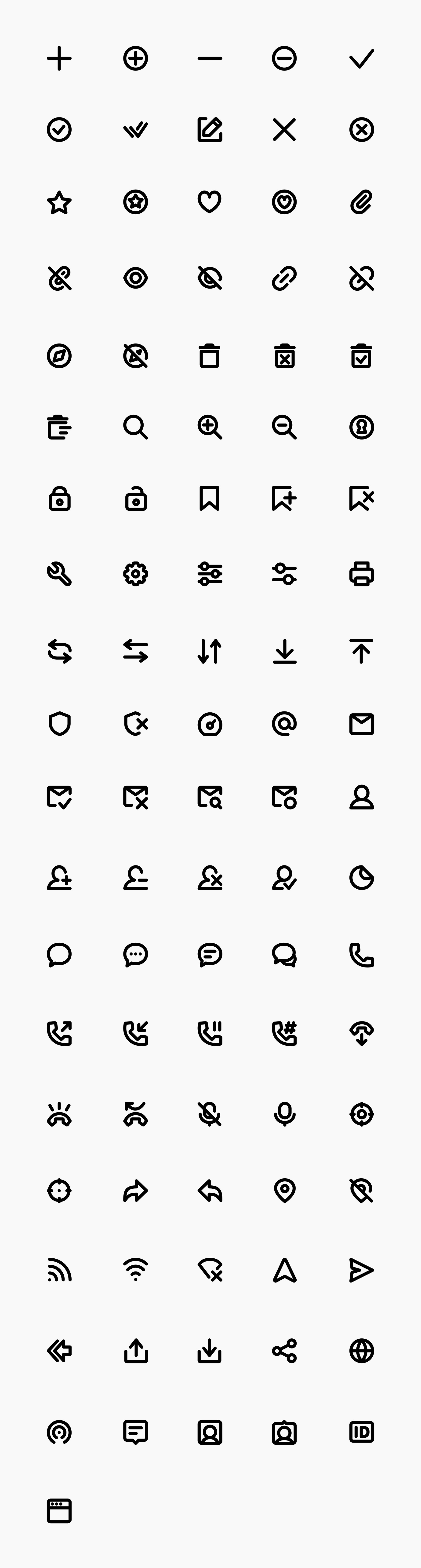 96 枚基础元素图标