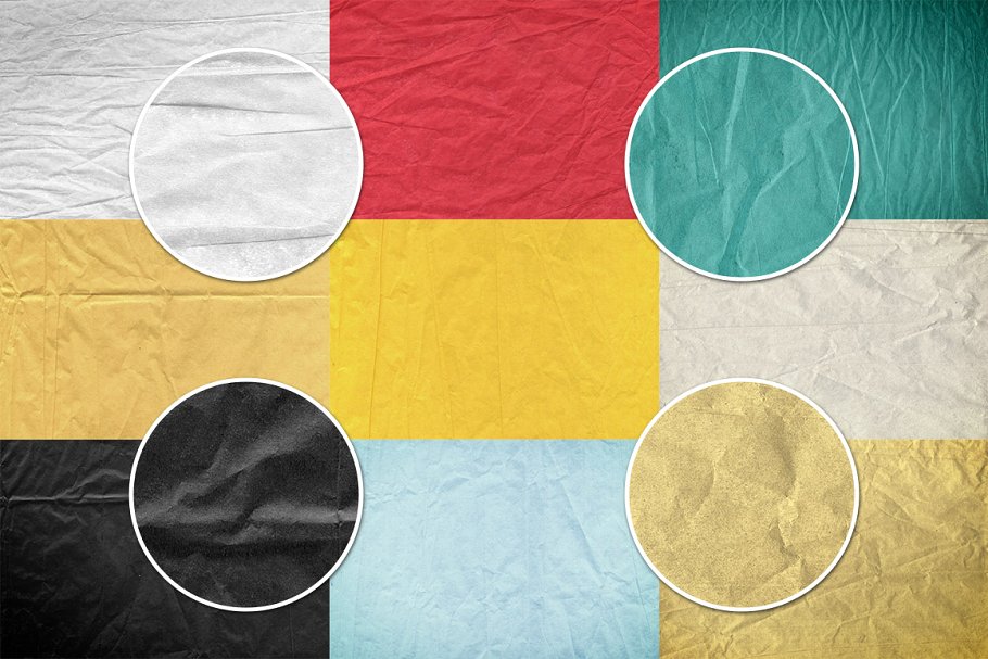 皱褶纸张纹理合集v4 Paper Textures Pack Volume 4插图(2)