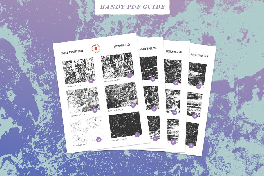 矢量大理石纹理 Vector Marble Textures插图(5)