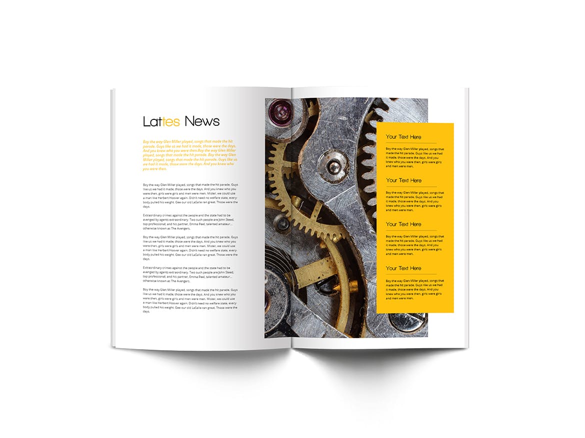 高品质的简约多用途A4尺寸房地产建筑施工楼书画册宣传册杂志设计模板（indd）插图(14)