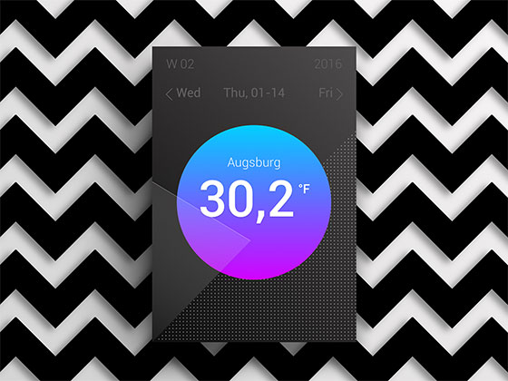 天气应用概念设计素材之家精选sketch素材