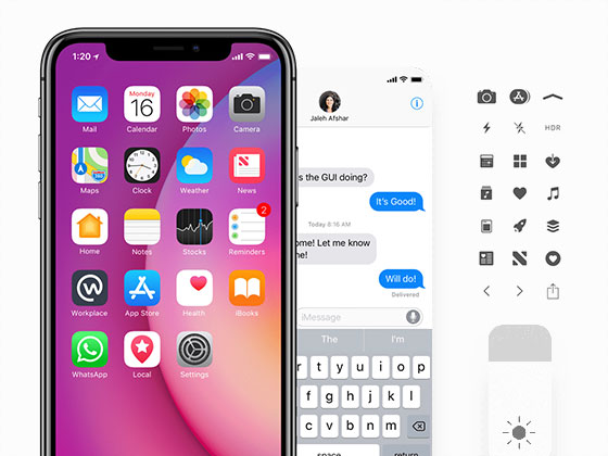 Facebook iOS 11 界面包素材之家精选sketch素材