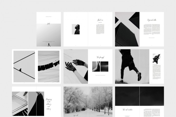 40页干净、美观、极简的摄影杂志模板下载[indd]插图(5)