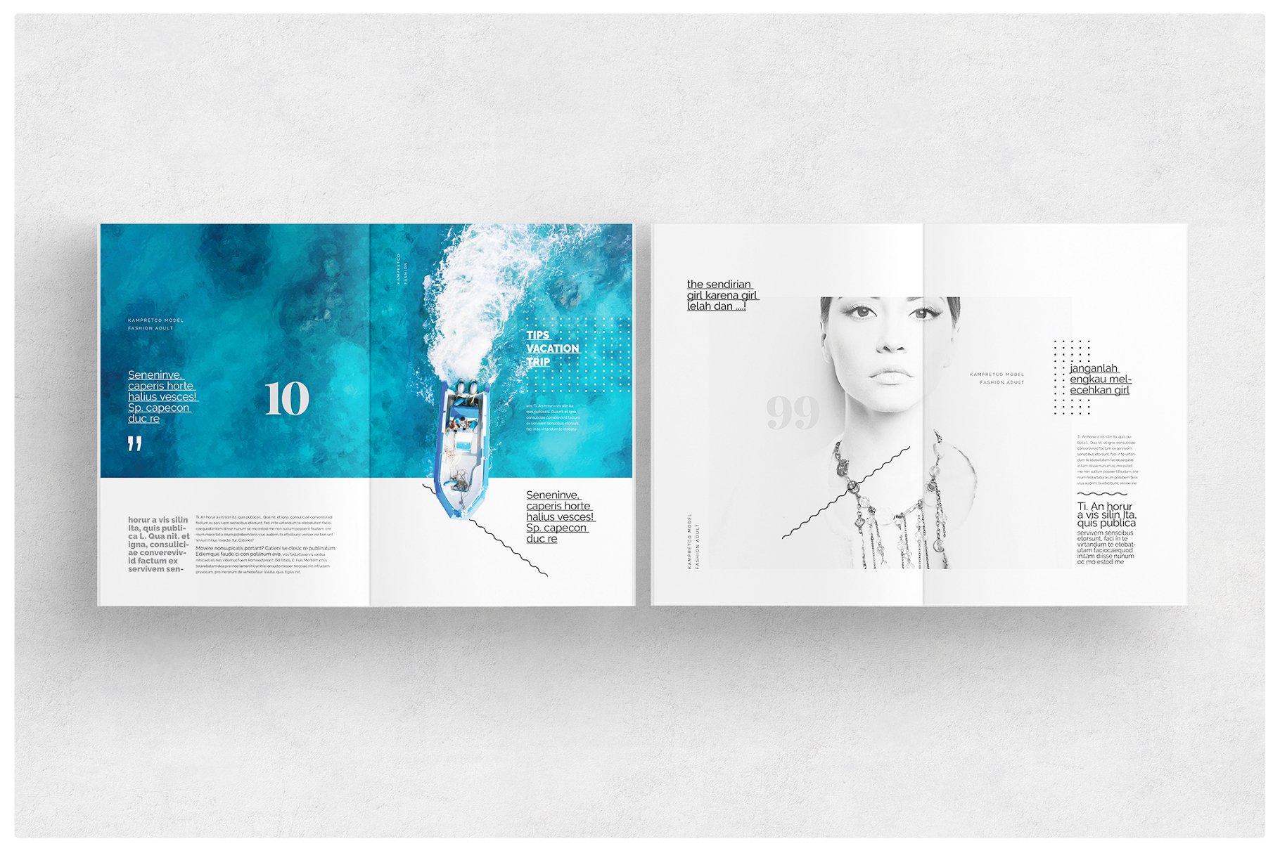 时尚范儿杂志模板 Magazine Template插图(5)