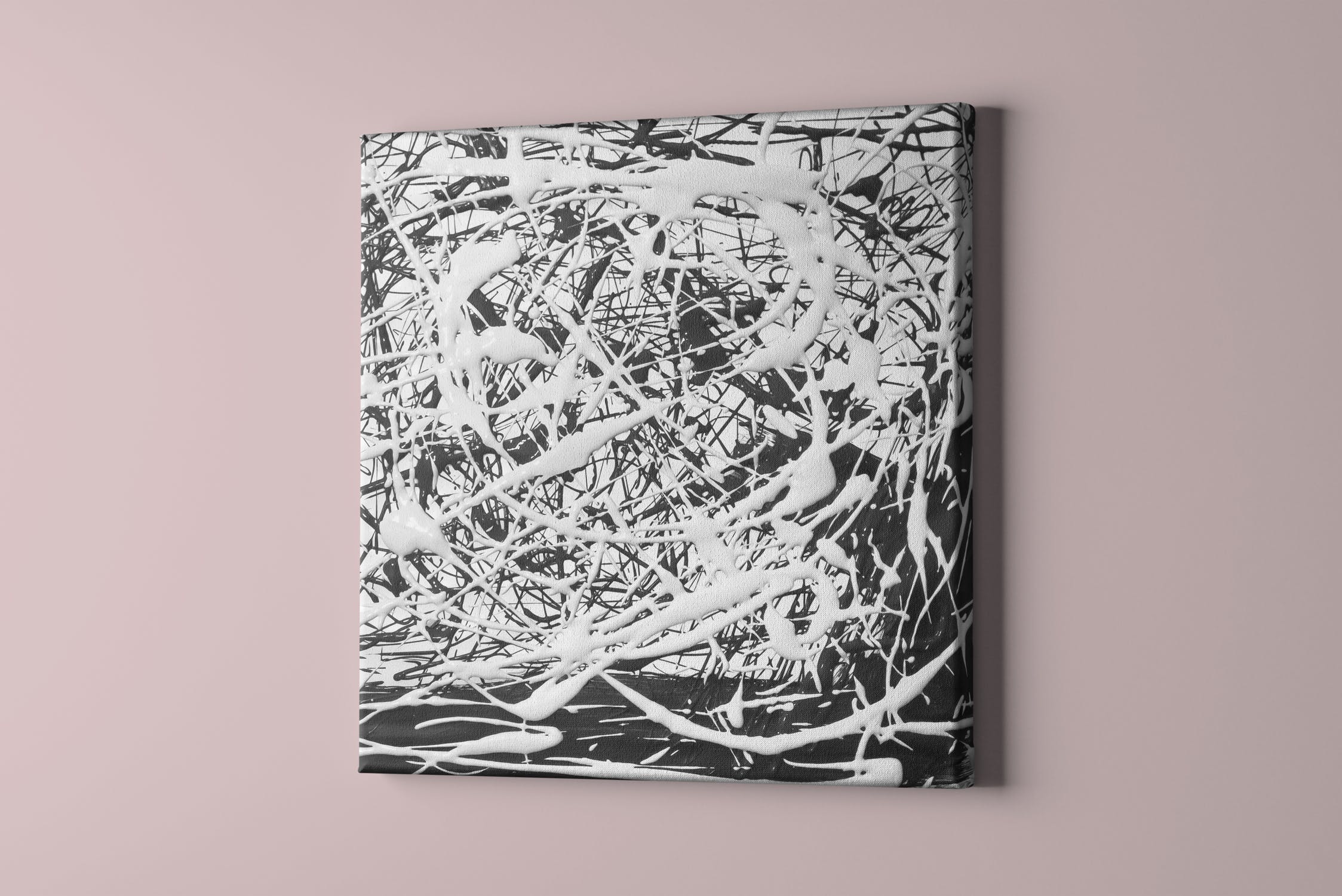 艺术创作展览画布样机v3 Canvas Mock-up 3插图(8)