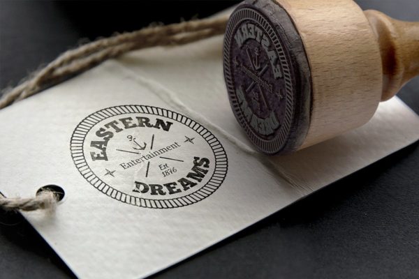 高档牛皮纸品牌Logo印刷效果展示样机 Logo Mock-Up / Exclusive Paper Edition 1