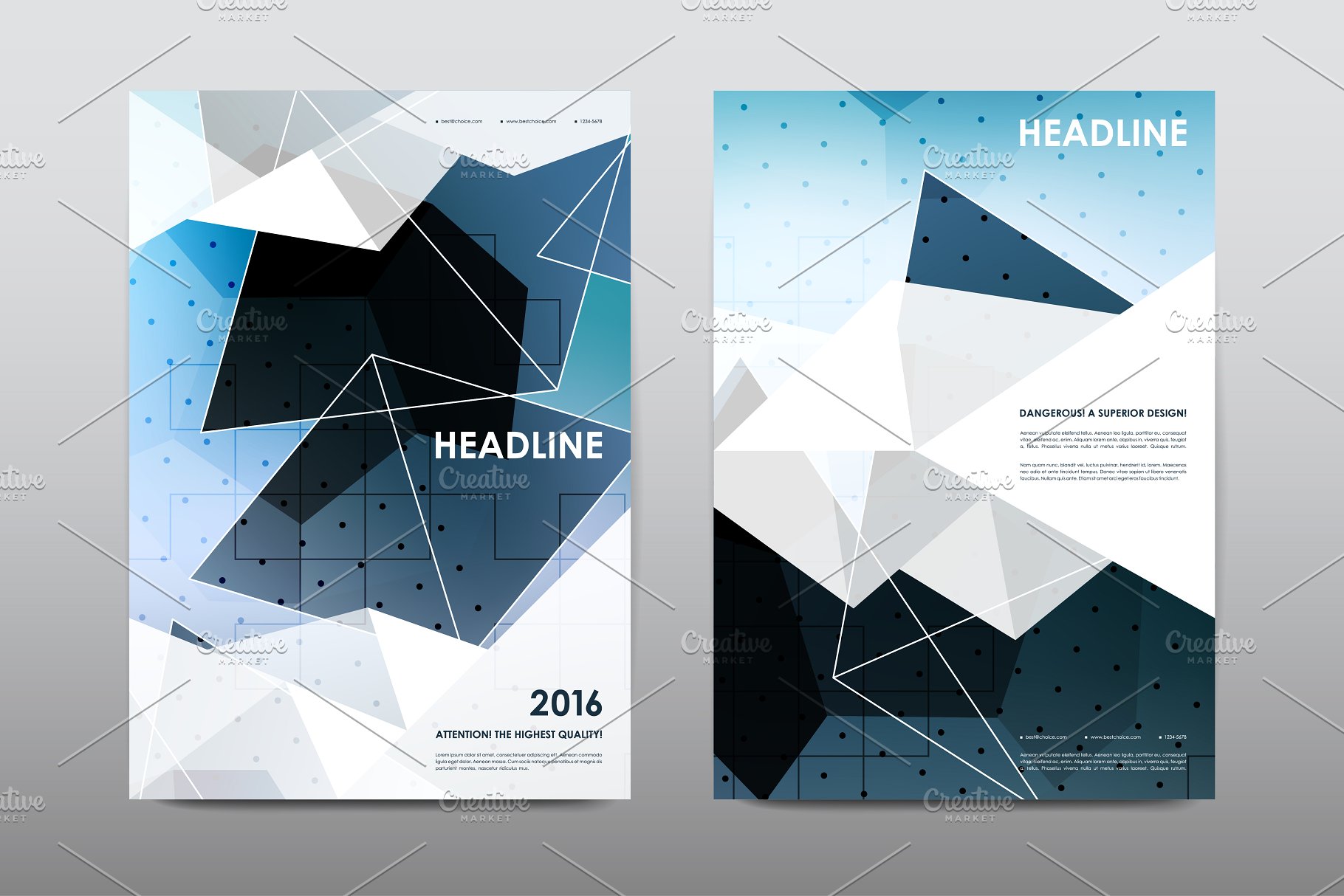 极力推荐：50+企业商业介绍宣传小册子模板 50+ Business Brochures Bundle插图(24)