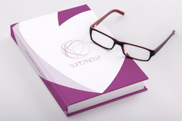 精装图书封面版式设计效果图PSD样机03 Hardcover Trade Book PSD Mockup 03