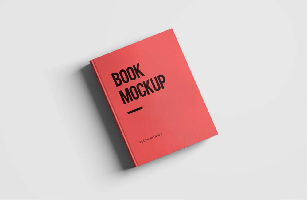 精装硬封图书封面＆内页版式设计效果图样机 Hardcover Book Mockup Photoshop插图(6)
