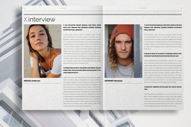 杂志排版设计模板 Textures Magazine插图(2)