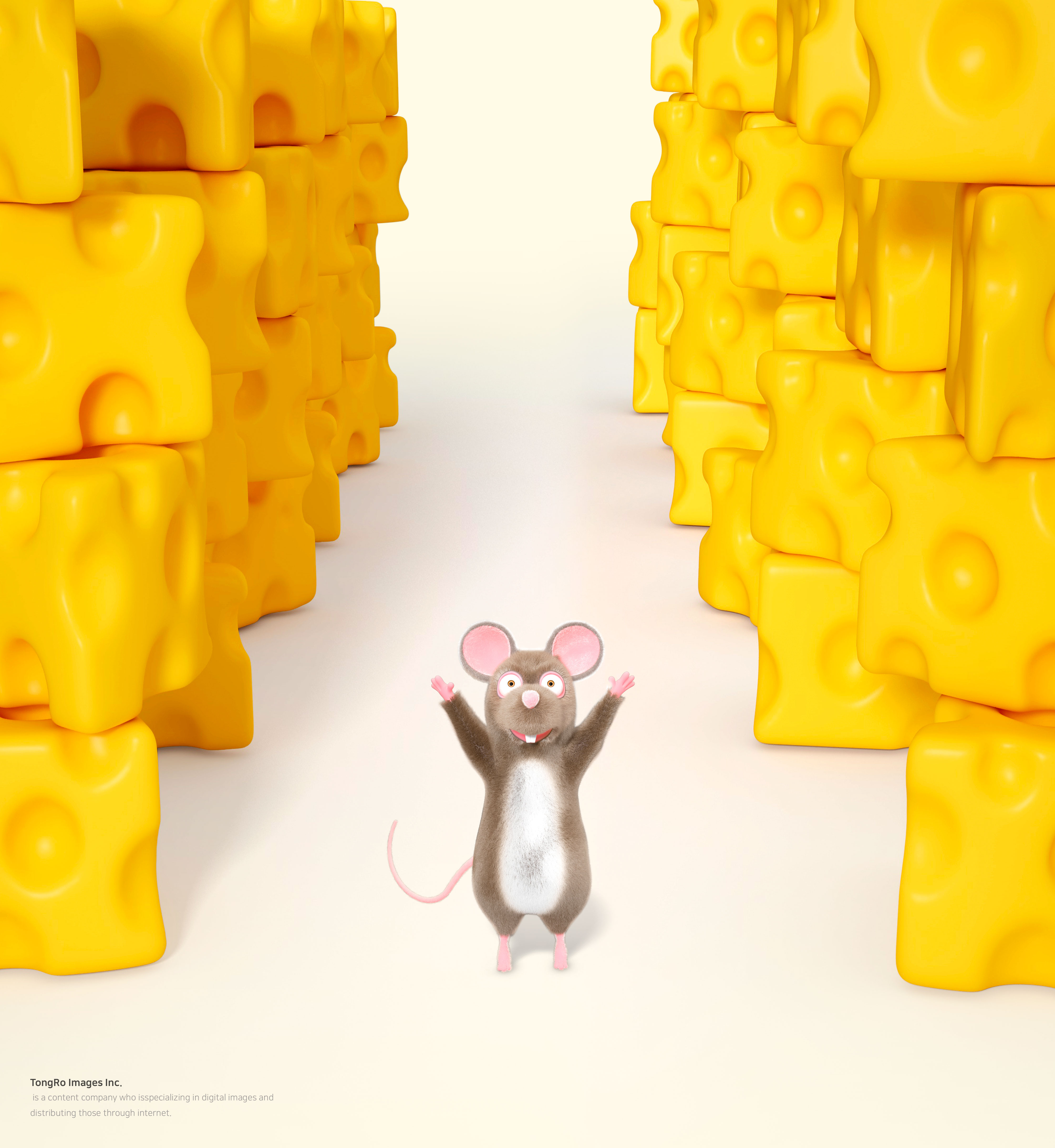 可爱的3D小老鼠psd设计素材合集插图(1)