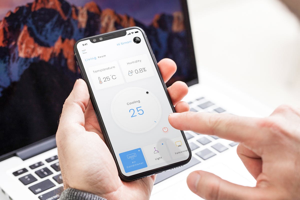 互联网智能家居客厅APP UI套件 – B Smart Home Living Room Mobile Ui – B插图