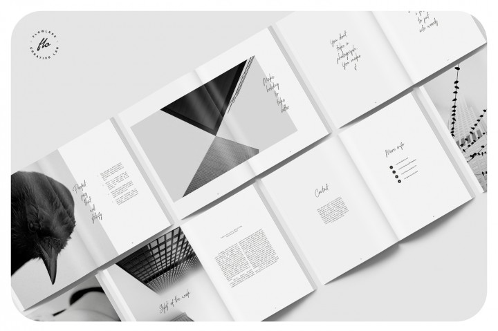 40页干净、美观、极简的摄影杂志模板下载[indd]插图(2)