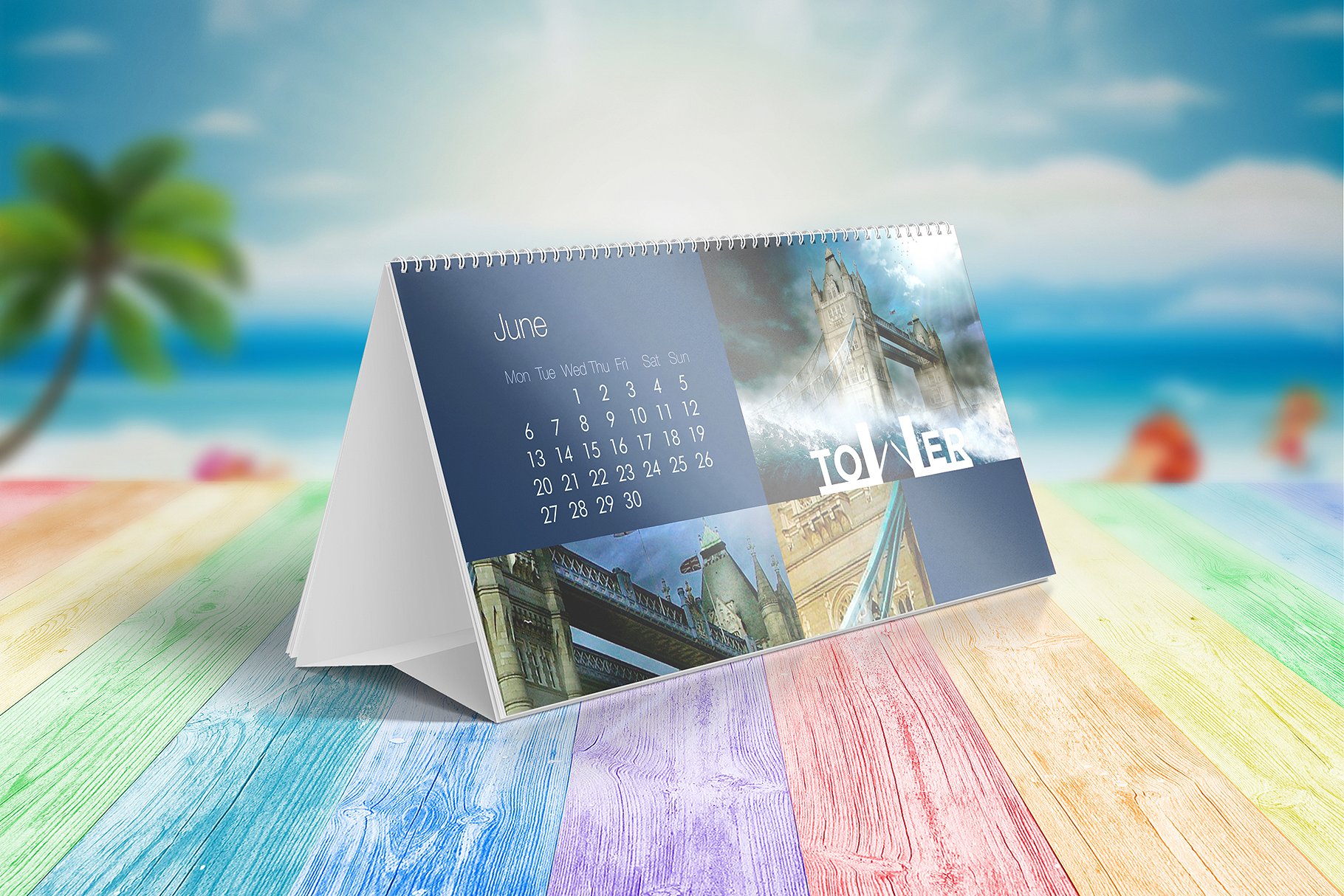 台历日历样机模板 Table Calendar Mockups v.2插图(2)