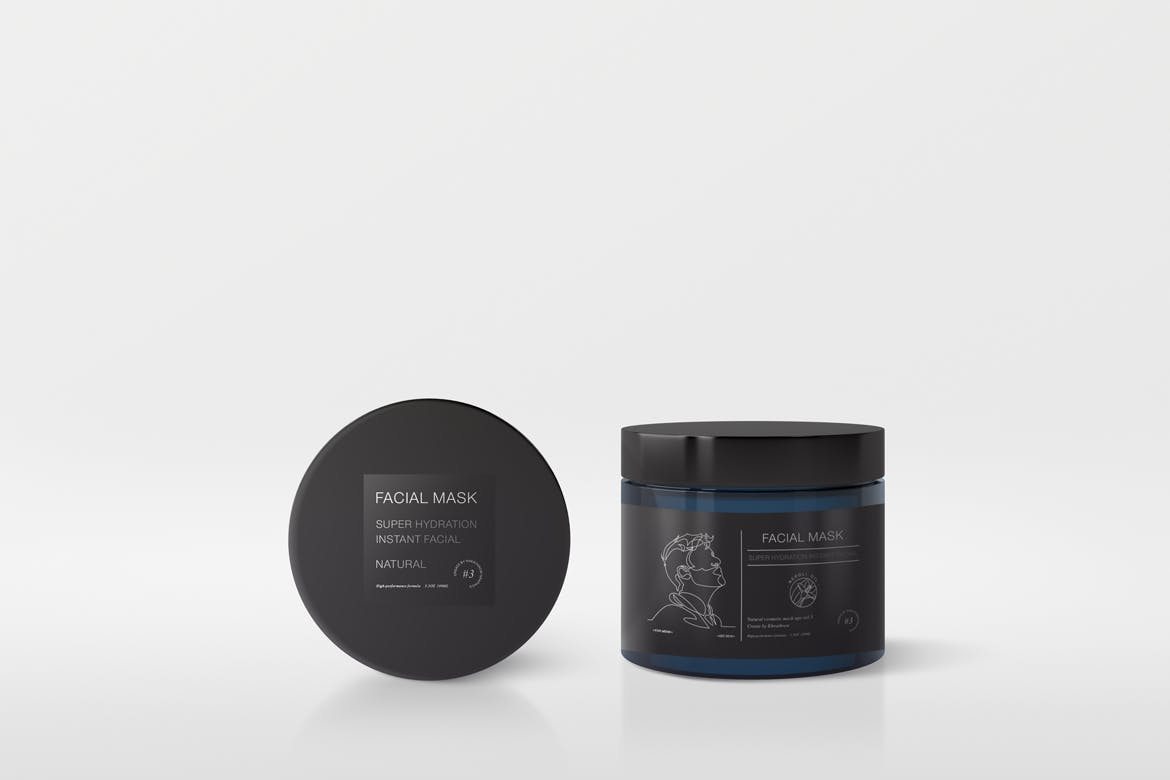 纯天然化妆品包装设计预览样机合集v5 Natural Cosmetic Packaging Mock-Ups Vol.5插图(3)