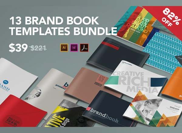 13个完美的画册模版(Guidelines)套装下载[Ai,indd,3GB+]