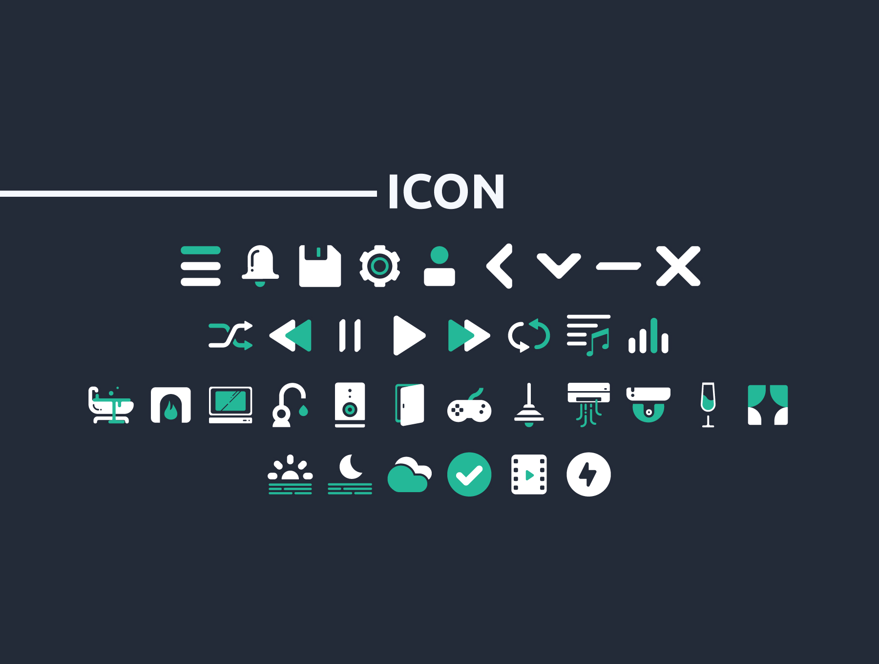 素材库下午茶：自动化智能居家多功能APP UI KIT套装下载[Sketch]插图(2)