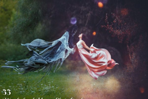 人物魔法仙境魔术照片背景叠层