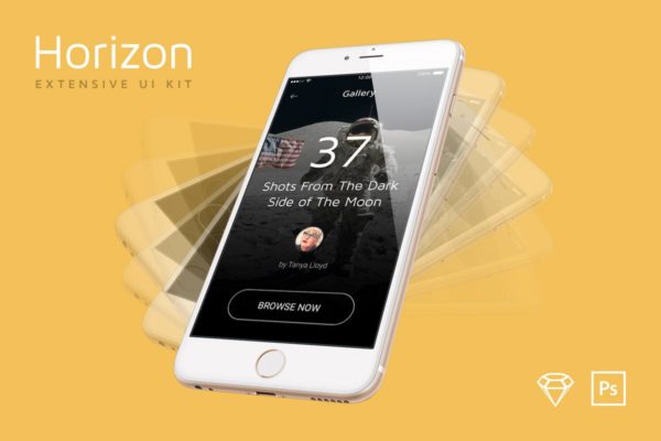 经典实用通用型APP应用UI套件 Horizon Mobile UI Kit